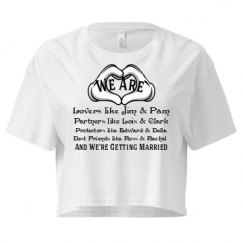 Ladies Festival Cali Crop Top Tee