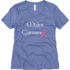 Ladies Relaxed Fit Super Soft Triblend V-Neck Tee