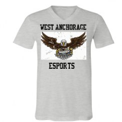 Unisex V-Neck Jersey Tee