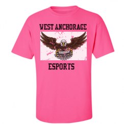 Unisex Ultra Cotton Safety Neon Crewneck Tee