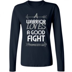 Ladies Relaxed Fit Basic Long Sleeve Tee