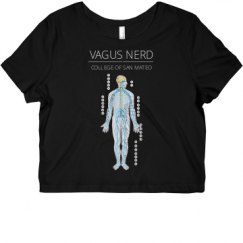 Ladies Slim Fit Crop Top Tee