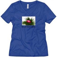 Ladies Relaxed Fit V-Neck Tee