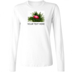 Ladies Relaxed Fit Basic Long Sleeve Tee