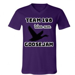 Unisex V-Neck Jersey Tee