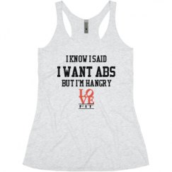 Ladies Slim Fit Super Soft Racerback Triblend Tank