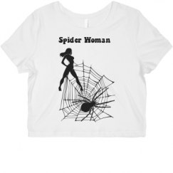 Ladies Slim Fit Crop Top Tee