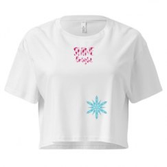 Ladies Festival Cali Crop Top Tee
