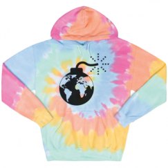 Unisex Tie-Dye Fleece Hoodie