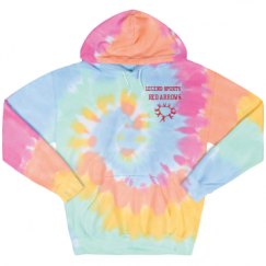Unisex Tie-Dye Fleece Hoodie