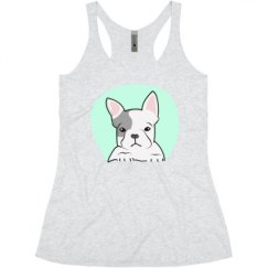 Ladies Slim Fit Super Soft Racerback Triblend Tank