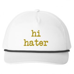 Snapback Five-Panel Rope Hat