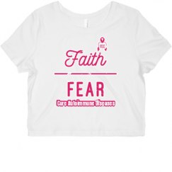 Ladies Slim Fit Crop Top Tee