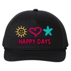 Snapback Five-Panel Rope Hat