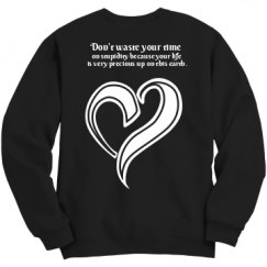 Unisex Film and Foil Crewneck Sweatshirt