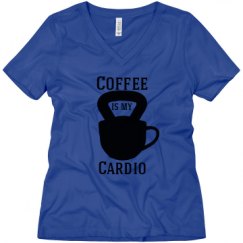 Ladies Relaxed Fit V-Neck Tee