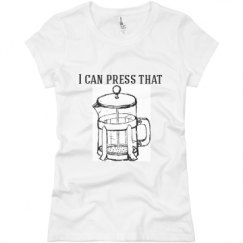 Ladies Slim Fit Basic Promo Jersey Tee