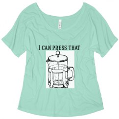 Ladies Flowy Slouchy Tee