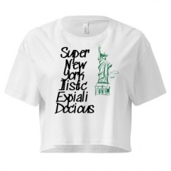 Ladies Festival Cali Crop Top Tee