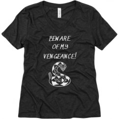 Ladies Relaxed Fit Super Soft Triblend V-Neck Tee