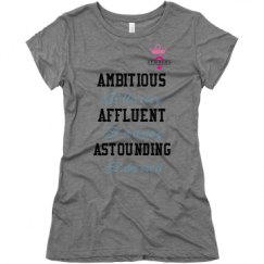 Ladies Slim Fit Super Soft Triblend Tee