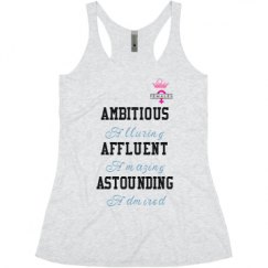 Ladies Slim Fit Super Soft Racerback Triblend Tank