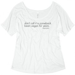 Ladies Flowy Slouchy Tee