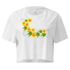 Ladies Festival Cali Crop Top Tee