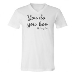 Unisex V-Neck Jersey Tee