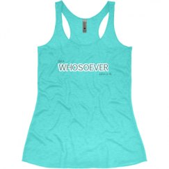 Ladies Slim Fit Super Soft Racerback Triblend Tank