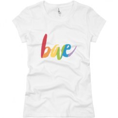 Ladies Slim Fit Basic Promo Jersey Tee