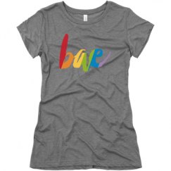Ladies Slim Fit Super Soft Triblend Tee
