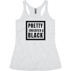 Ladies Slim Fit Super Soft Racerback Triblend Tank