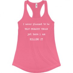 Ladies Slim Fit Racerback Tank Top