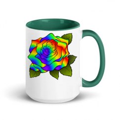 15oz Ceramic Mug with Color Inside