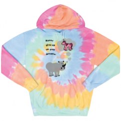 Unisex Tie-Dye Fleece Hoodie