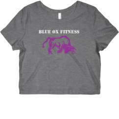 Ladies Slim Fit Crop Top Tee