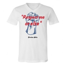 Unisex V-Neck Jersey Tee