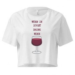 Ladies Festival Cali Crop Top Tee