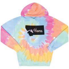 Unisex Tie-Dye Fleece Hoodie