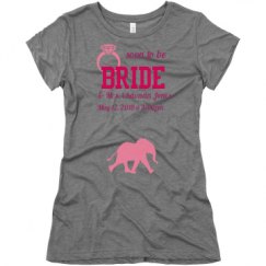 Ladies Slim Fit Super Soft Triblend Tee