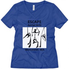 Ladies Relaxed Fit V-Neck Tee