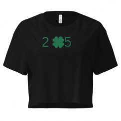 Ladies Festival Cali Crop Top Tee