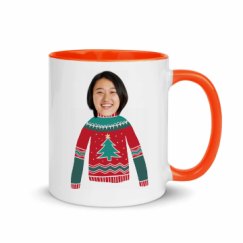 11oz Ceramic Mug with Color Inside