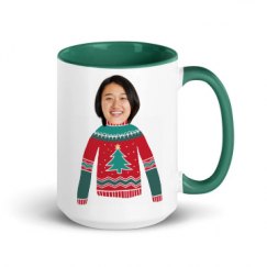 15oz Ceramic Mug with Color Inside