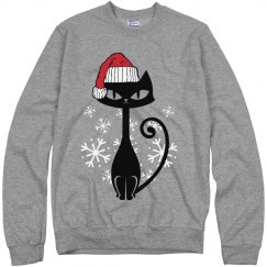 Cat Sweater Funny Christmas Cat Shirt