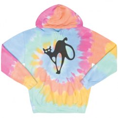 Unisex Tie-Dye Fleece Hoodie