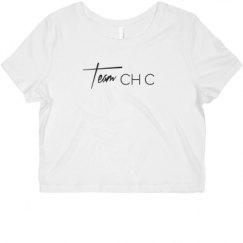 Ladies Slim Fit Crop Top Tee