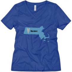 Ladies Relaxed Fit V-Neck Tee