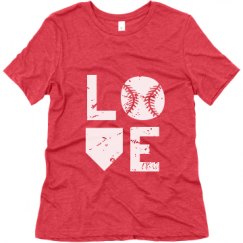 Ladies Relaxed Fit Super Soft Triblend Tee